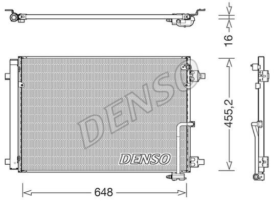 DENSO DCN02045 Радіатор кондиціонера (Конденсатор) DCN02045: Приваблива ціна - Купити у Польщі на 2407.PL!