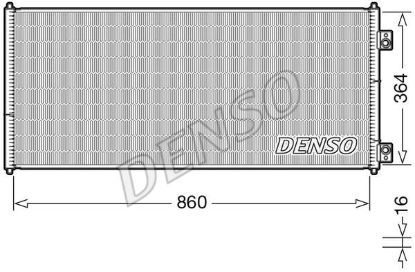 DENSO DCN10032 Радиатор кондиционера (Конденсатор) DCN10032: Отличная цена - Купить в Польше на 2407.PL!