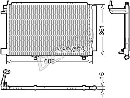 DENSO DCN10041 Cooler Module DCN10041: Buy near me in Poland at 2407.PL - Good price!