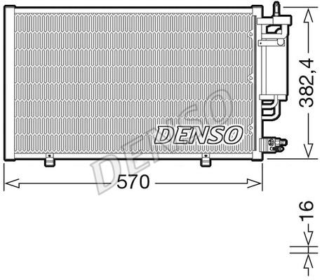 DENSO DCN10051 Радіатор кондиціонера (Конденсатор) DCN10051: Приваблива ціна - Купити у Польщі на 2407.PL!
