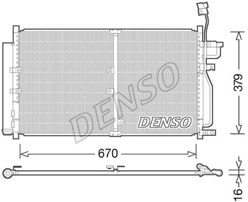 DENSO DCN15003 Радиатор кондиционера (Конденсатор) DCN15003: Отличная цена - Купить в Польше на 2407.PL!