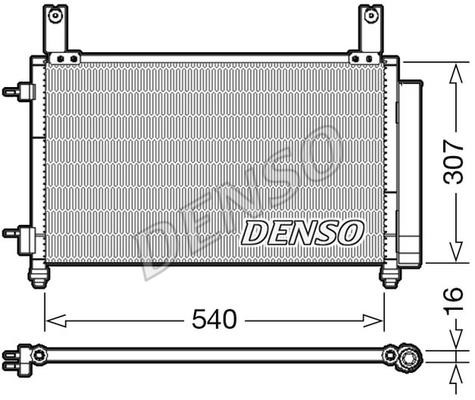 DENSO DCN15004 Радиатор кондиционера (Конденсатор) DCN15004: Отличная цена - Купить в Польше на 2407.PL!