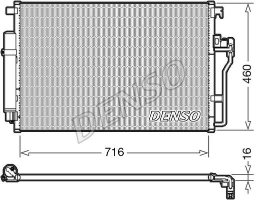 DENSO DCN17008 Радиатор кондиционера (Конденсатор) DCN17008: Отличная цена - Купить в Польше на 2407.PL!