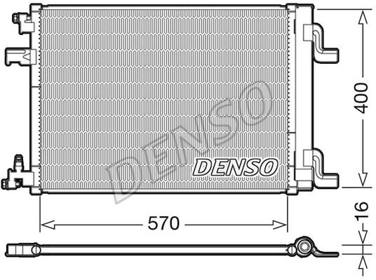 DENSO DCN20001 Радіатор кондиціонера (Конденсатор) DCN20001: Приваблива ціна - Купити у Польщі на 2407.PL!