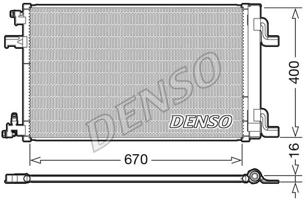 DENSO DCN20002 Cooler Module DCN20002: Buy near me in Poland at 2407.PL - Good price!