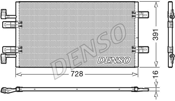 DENSO DCN20019 Cooler Module DCN20019: Buy near me in Poland at 2407.PL - Good price!