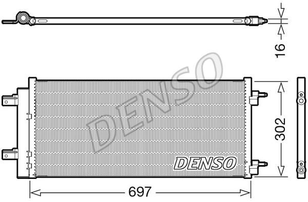DENSO DCN20044 Радіатор кондиціонера (Конденсатор) DCN20044: Приваблива ціна - Купити у Польщі на 2407.PL!