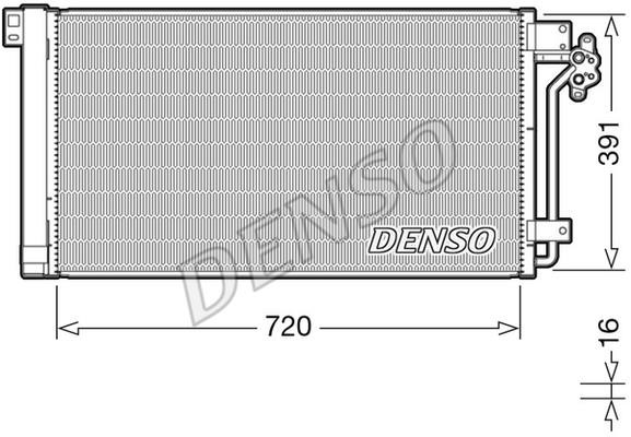 DENSO DCN32020 Cooler Module DCN32020: Buy near me in Poland at 2407.PL - Good price!