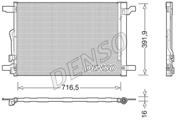 DENSO DCN32024 Радиатор кондиционера (Конденсатор) DCN32024: Отличная цена - Купить в Польше на 2407.PL!