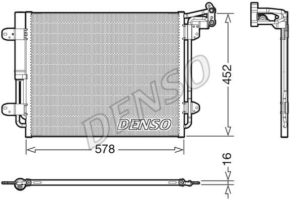 DENSO DCN32067 Радиатор кондиционера (Конденсатор) DCN32067: Купить в Польше - Отличная цена на 2407.PL!