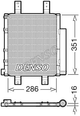 DENSO DCN35005 Радиатор кондиционера (Конденсатор) DCN35005: Купить в Польше - Отличная цена на 2407.PL!