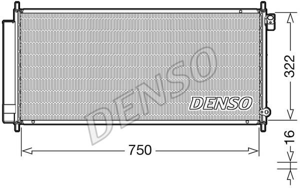 DENSO DCN40017 Cooler Module DCN40017: Buy near me in Poland at 2407.PL - Good price!