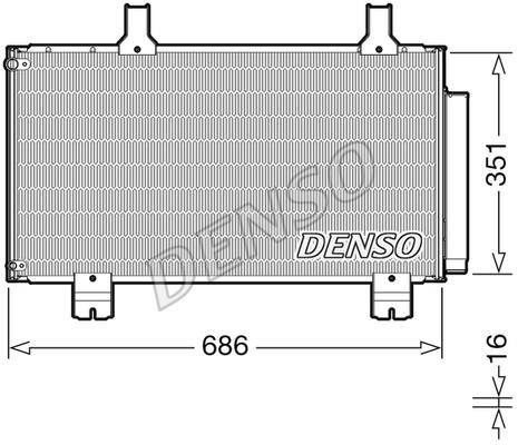 DENSO DCN40028 Cooler Module DCN40028: Buy near me in Poland at 2407.PL - Good price!