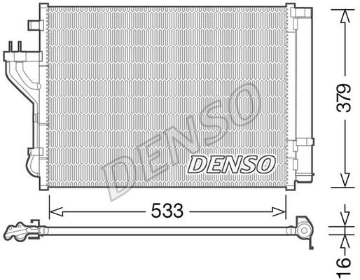 DENSO DCN41004 Радиатор кондиционера (Конденсатор) DCN41004: Купить в Польше - Отличная цена на 2407.PL!