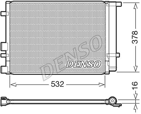 DENSO DCN41005 Cooler Module DCN41005: Buy near me in Poland at 2407.PL - Good price!