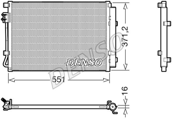 DENSO DCN41022 Cooler Module DCN41022: Buy near me in Poland at 2407.PL - Good price!