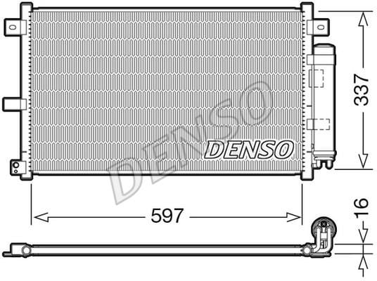 DENSO DCN44001 Cooler Module DCN44001: Buy near me in Poland at 2407.PL - Good price!