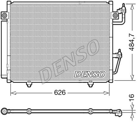 DENSO DCN45009 Cooler Module DCN45009: Buy near me in Poland at 2407.PL - Good price!