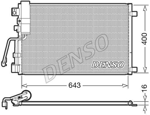 DENSO DCN46008 Радіатор кондиціонера (Конденсатор) DCN46008: Купити у Польщі - Добра ціна на 2407.PL!