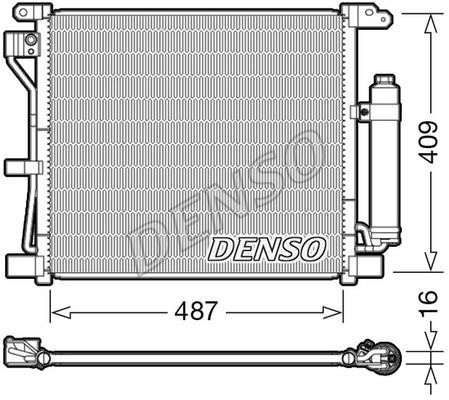 DENSO DCN46019 Радиатор кондиционера (Конденсатор) DCN46019: Отличная цена - Купить в Польше на 2407.PL!