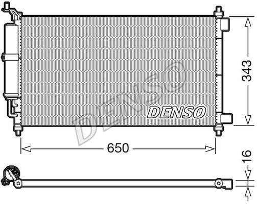 DENSO DCN46020 Радіатор кондиціонера (Конденсатор) DCN46020: Приваблива ціна - Купити у Польщі на 2407.PL!