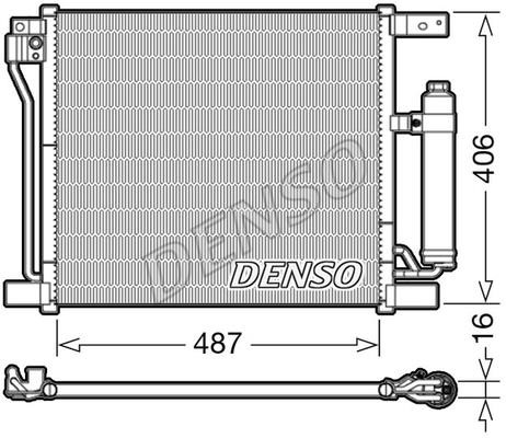 DENSO DCN46021 Cooler Module DCN46021: Buy near me in Poland at 2407.PL - Good price!
