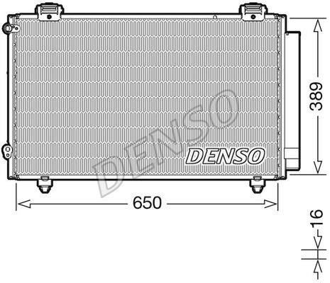 DENSO DCN50023 Радиатор кондиционера (Конденсатор) DCN50023: Отличная цена - Купить в Польше на 2407.PL!