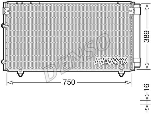 DENSO DCN50042 Радиатор кондиционера (Конденсатор) DCN50042: Отличная цена - Купить в Польше на 2407.PL!