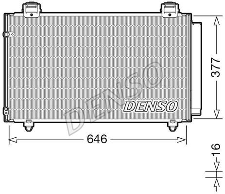 DENSO DCN50043 Радиатор кондиционера (Конденсатор) DCN50043: Отличная цена - Купить в Польше на 2407.PL!