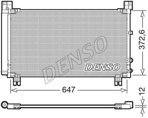 DENSO DCN50053 Радиатор кондиционера (Конденсатор) DCN50053: Отличная цена - Купить в Польше на 2407.PL!
