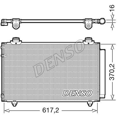 DENSO DCN50112 Радиатор кондиционера (Конденсатор) DCN50112: Отличная цена - Купить в Польше на 2407.PL!