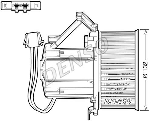 DENSO DEA02009 Fan assy - heater motor DEA02009: Buy near me in Poland at 2407.PL - Good price!