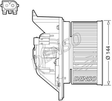 DENSO DEA05005 Fan assy - heater motor DEA05005: Buy near me in Poland at 2407.PL - Good price!
