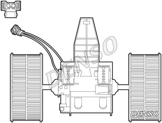 DENSO DEA05009 Fan assy - heater motor DEA05009: Buy near me in Poland at 2407.PL - Good price!