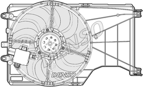DENSO DER20001 Radiator fan DER20001: Buy near me at 2407.PL in Poland at an Affordable price!