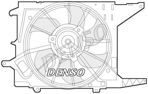 DENSO DER37003 Hub, engine cooling fan wheel DER37003: Buy near me at 2407.PL in Poland at an Affordable price!