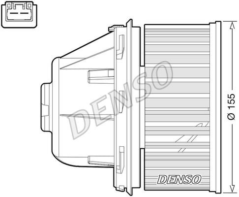 DENSO DEA10053 Fan assy - heater motor DEA10053: Buy near me in Poland at 2407.PL - Good price!