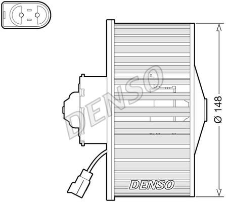 DENSO DEA10054 Fan assy - heater motor DEA10054: Buy near me in Poland at 2407.PL - Good price!