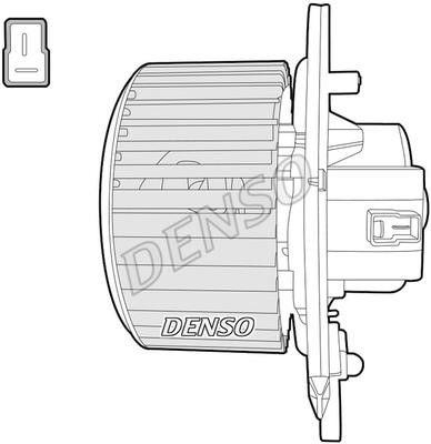 DENSO DEA12004 Fan assy - heater motor DEA12004: Buy near me in Poland at 2407.PL - Good price!