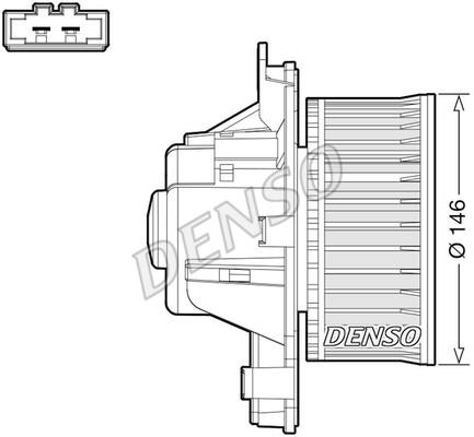 DENSO DEA21014 Fan assy - heater motor DEA21014: Buy near me in Poland at 2407.PL - Good price!