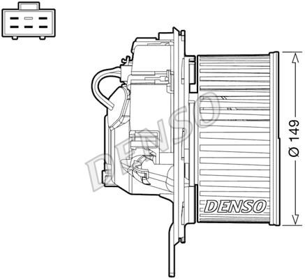 DENSO DEA32005 Fan assy - heater motor DEA32005: Buy near me in Poland at 2407.PL - Good price!