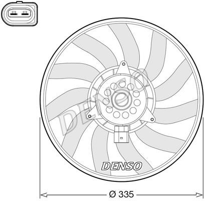 DENSO DER02008 Nabe, Lüfterrad-Motorkühlung DER02008: Bestellen Sie in Polen zu einem guten Preis bei 2407.PL!