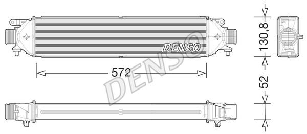 DENSO DIT01008 Intercooler, charger DIT01008: Buy near me in Poland at 2407.PL - Good price!
