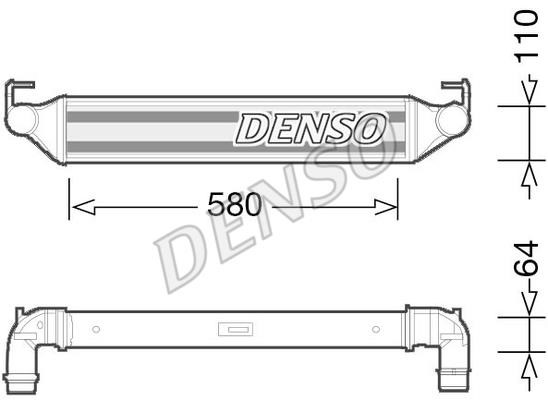 DENSO DIT06002 Intercooler, charger DIT06002: Buy near me in Poland at 2407.PL - Good price!