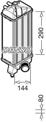 DENSO DIT09116 Intercooler, charger DIT09116: Buy near me in Poland at 2407.PL - Good price!