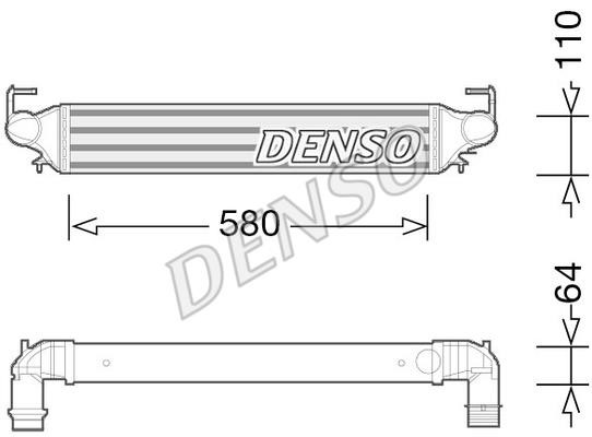 DENSO DIT09118 Intercooler, charger DIT09118: Buy near me in Poland at 2407.PL - Good price!