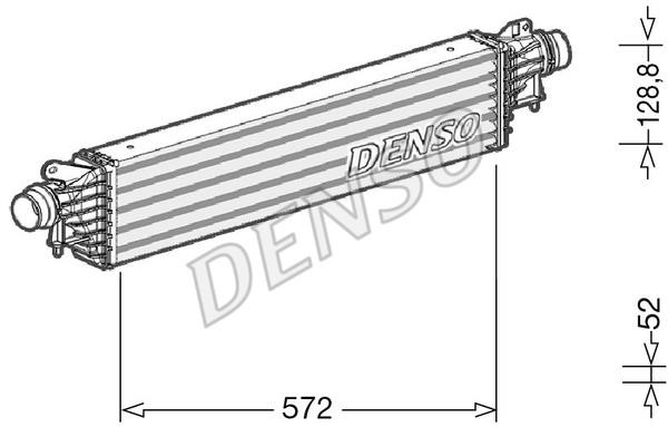 DENSO DIT20007 Intercooler, charger DIT20007: Buy near me in Poland at 2407.PL - Good price!