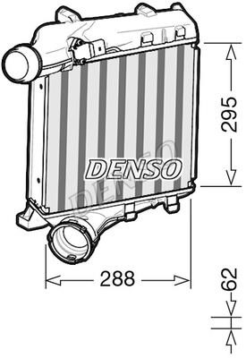 DENSO DIT28020 Intercooler, charger DIT28020: Buy near me in Poland at 2407.PL - Good price!