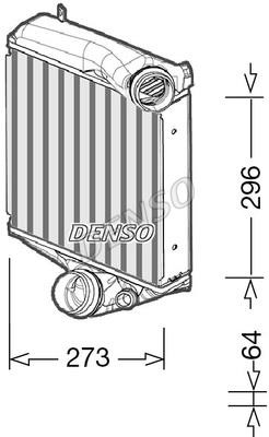 DENSO DIT28022 Intercooler, charger DIT28022: Buy near me in Poland at 2407.PL - Good price!