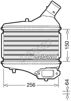 DENSO DIT40010 Intercooler, charger DIT40010: Buy near me in Poland at 2407.PL - Good price!
